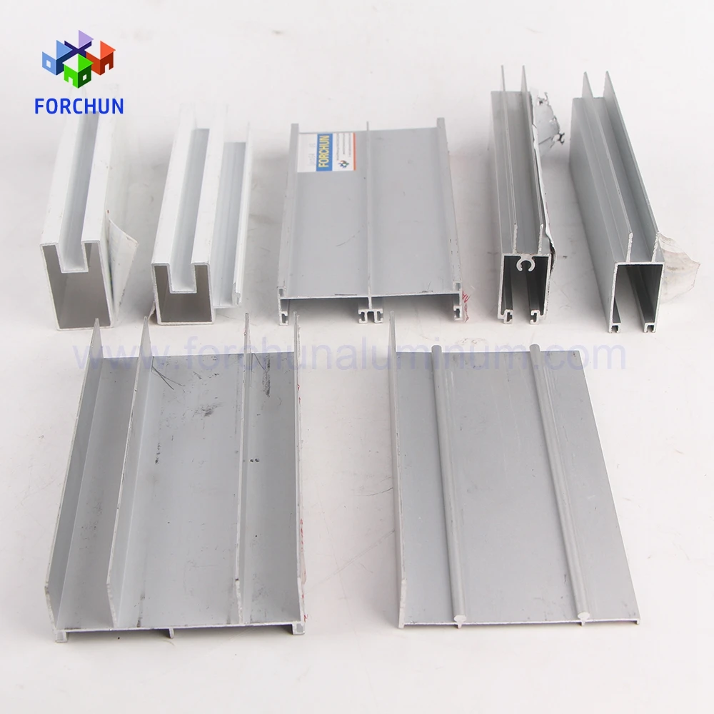 Matt Silver Anodized Aluminium Profiles For Jamaica Sliding Windows