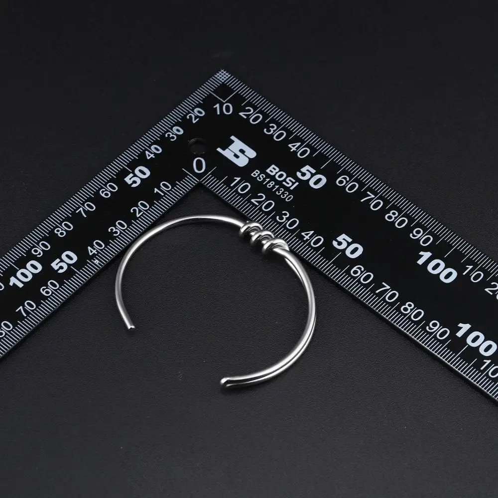 Wholesale Men Jeweley Custom Stainless Steel Cuff Bracelet Personalized Bracelet