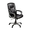 High-Back Executive Chair Black True Seating Concepts Leather Executive Office Chair