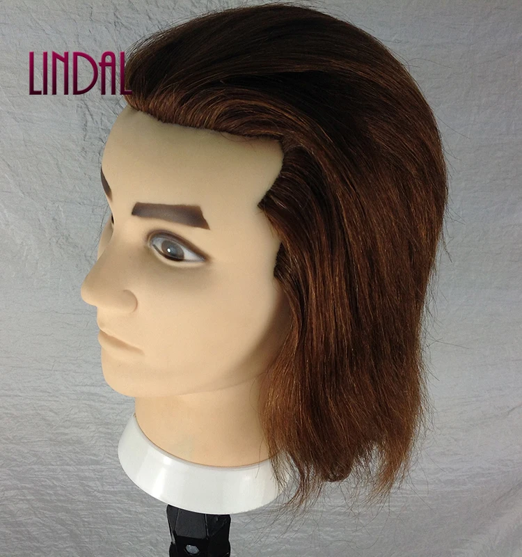 

Salon Equipments Natural Hair Men Manikin Dummy Mannequin Barber Training Head