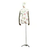 Easy assembly 3D painting female half body model dress form mannequin head hat
