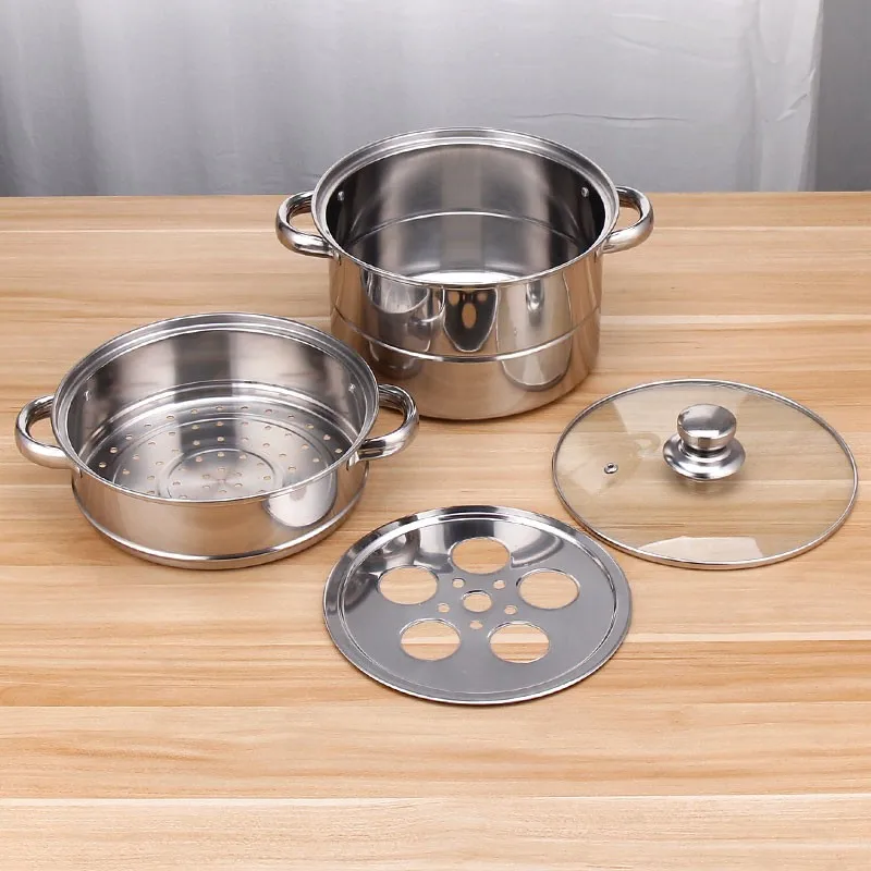 Stainless Steel Vegetable Steamer Pot Rice Cake Steamer Buy Stainless