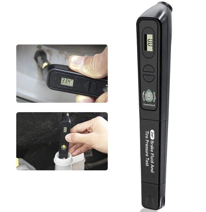 Newest Brake Fluid Oil Tester And Tire Pressure Tpms Tester Pen 2in 1