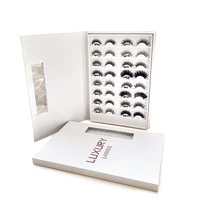 

wholesale Own brand mink eyelashes with private label 16 Pairs lashes book