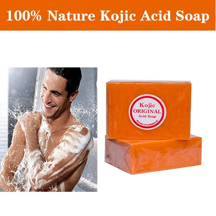 
100% Pure & All-Natural Soap Lightening Deep Cleansing Anti-Aging Whitening Lather KOJIC Acid Soap 