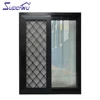 Australian standard aluminum mosquito net window guard design window corner sliding window