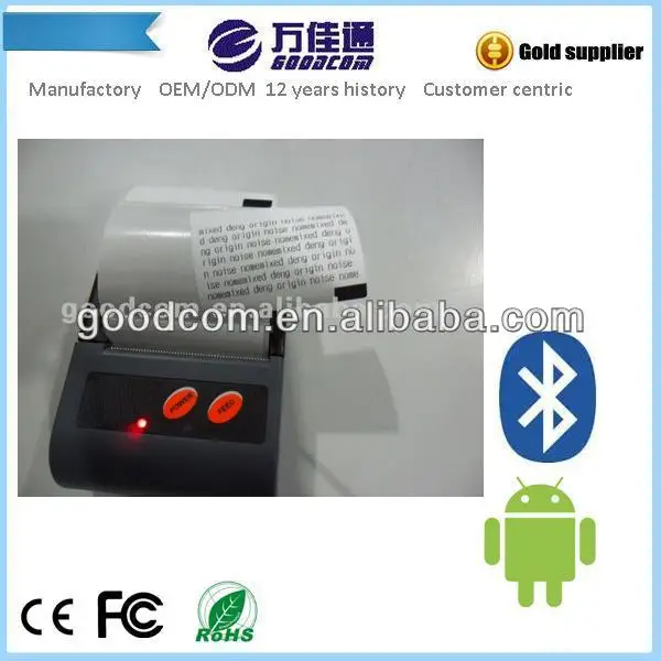 Supports printing PDF from Android mobile phone Handheld Mobile Bluetooth Printer