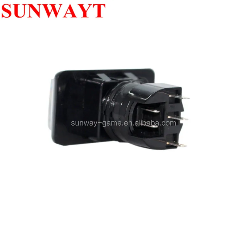 46*27mm Big Rectangular Illuminated Game Switches Push Button Switch ...