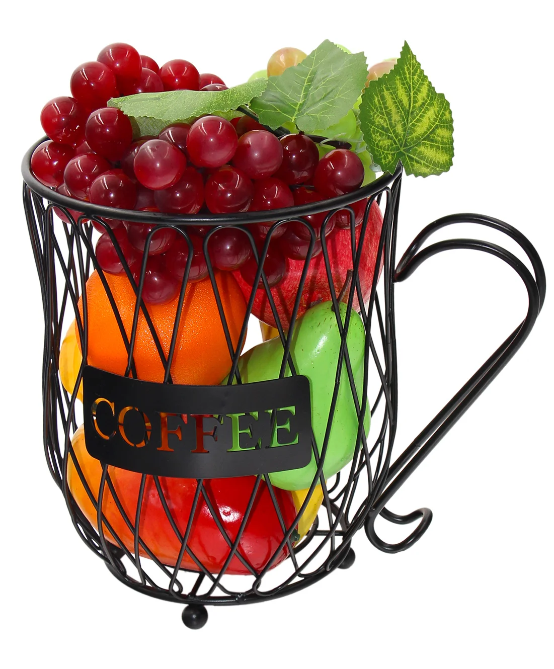 New Design Metal Coffee Mug Storage Basket Buy Coffee Mug Storage