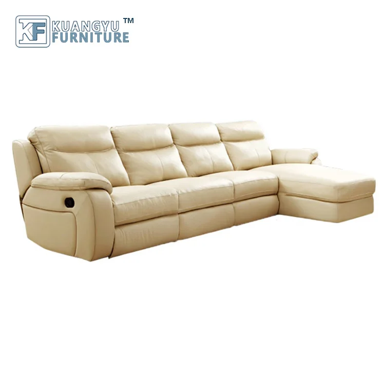 U Shaped Modular Recliner Leather Sofa Set Sectional Corner Sofas