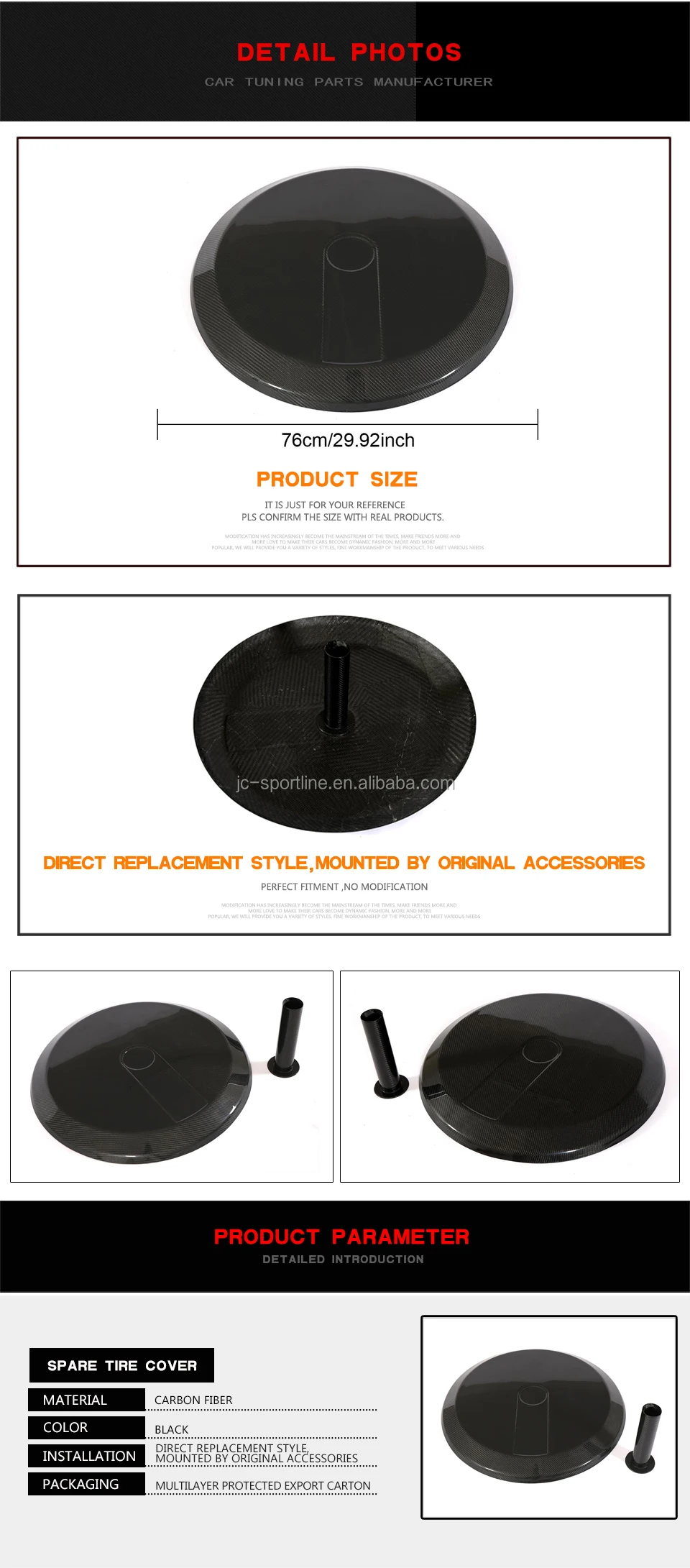 Dry Carbon Fiber G63 Spare Wheel Tire Cover For Mercedes Benz W463 G