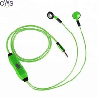 LED Dynamic Light Up Earphone Blue Pink Green Stylish Headset Stereo Headphone Earbuds