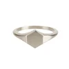 seal ring signet jewelry mat polish14 k plain gold engagement ring without diamond stones for ladies