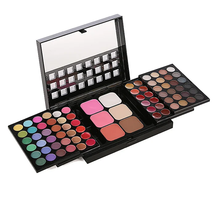 

Pro 78 Full Color Eyeshadow Make Up Palette Shiny Eye Shadow Concealer Blush Cosmetic makeup Set Kit Private Logo
