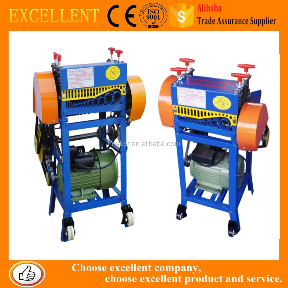 Scrap Waste Cable Electric Wire Copper Pvc Pe Stripping Peeling Machine