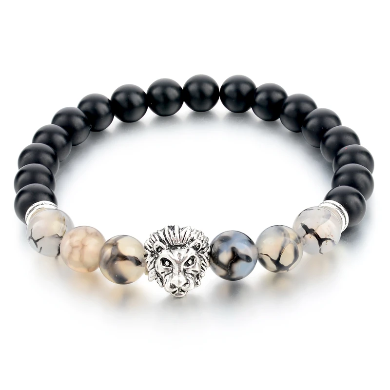 

Stone bracelet 2017 ,natural stone bracelet lion head for man, N/a