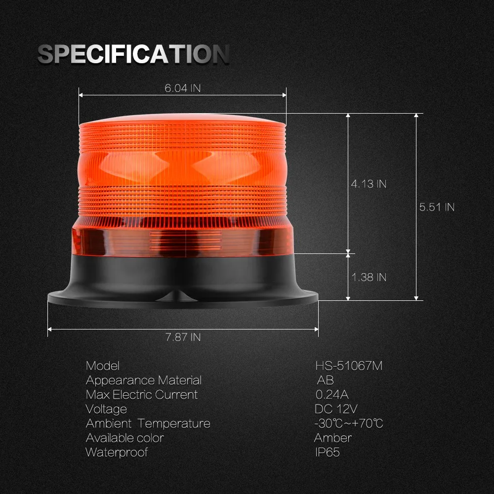 Hs51067m Beacon Led Light Police Lights Emergency Vehicle Lights Buy