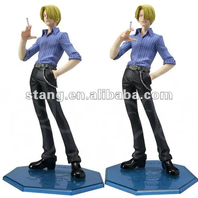 Hot sale 2014 bằng nhựa hình động / sanji búp bê tùy chỉnh từ one piece