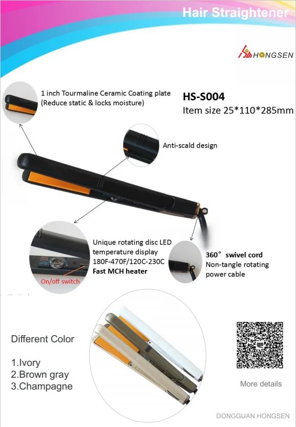 Fast haating salon high heat professional 1 inch custom bling bling flat iron wholesale