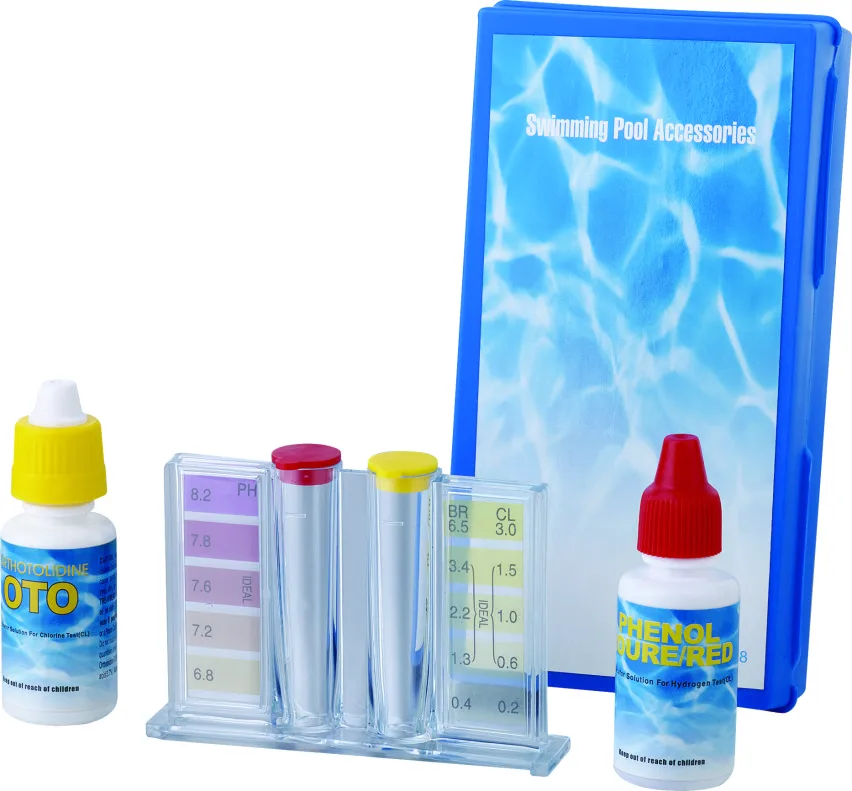 

Cleanwell swimming pool refill bottle Basic PH &CL test kit, White