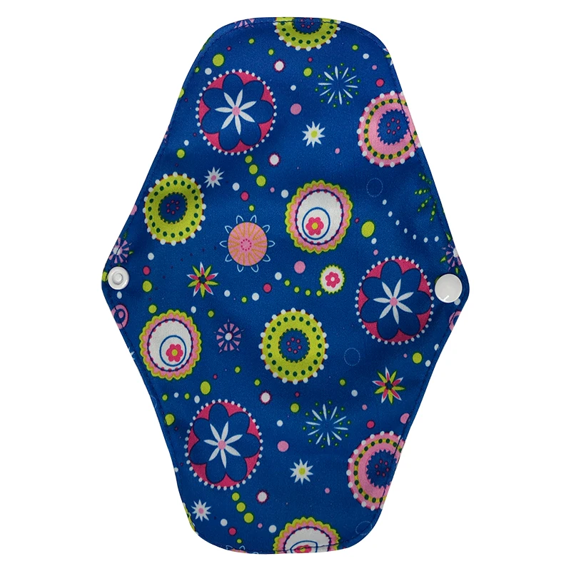 

Washable bamboo charcoal Reusable Washable Menstrual Cloth Pads, Printing colorful or plain color