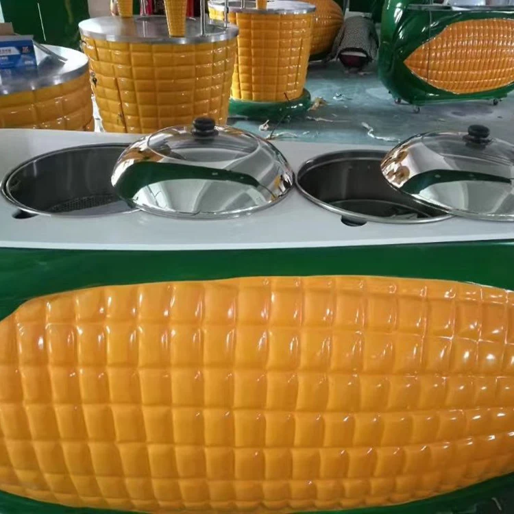 Fiberglass Corn Kiosk Sweet Corn Cart Market Popcorn Kiosk Buy