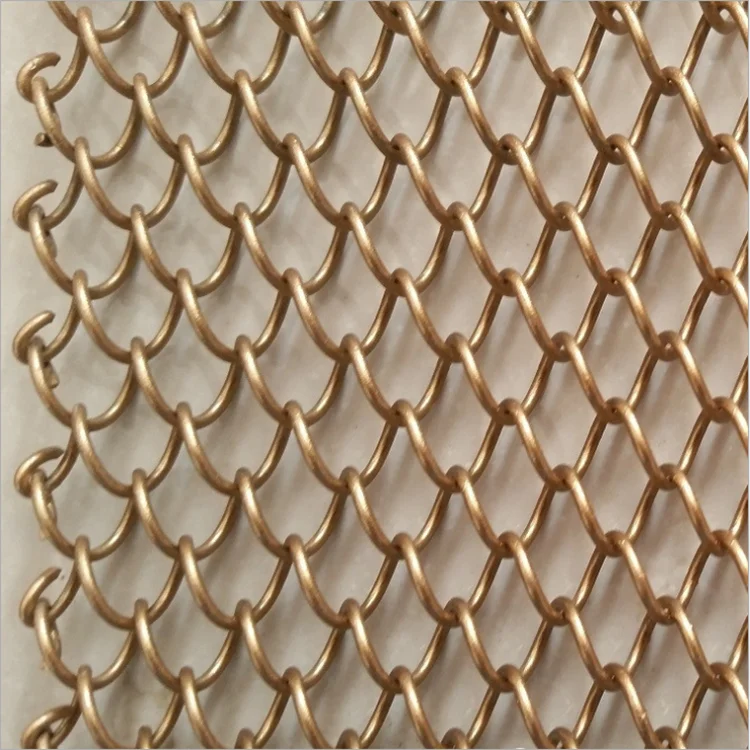 Stainless/ Copper/ Aluminum Decorative Metal Chain Mesh Curtain - Buy ...