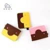 Double color cute funny ladies handbag fashion storage bag hot selling favourable comment felt bag