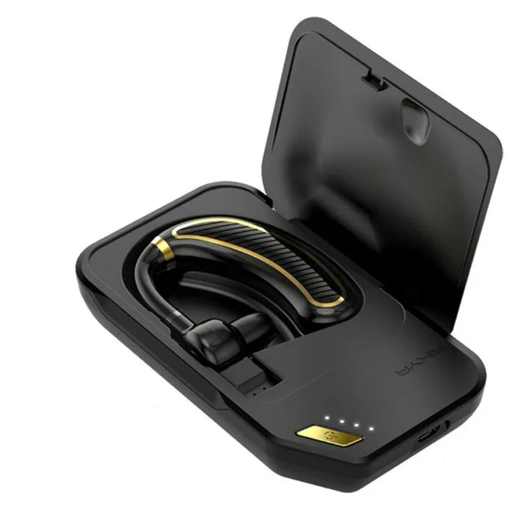 K21 Business Headset Sweatproof Headphones Wireless V4.1 Business Earpiece with Noise Reduction Mic Earbuds for Office Business