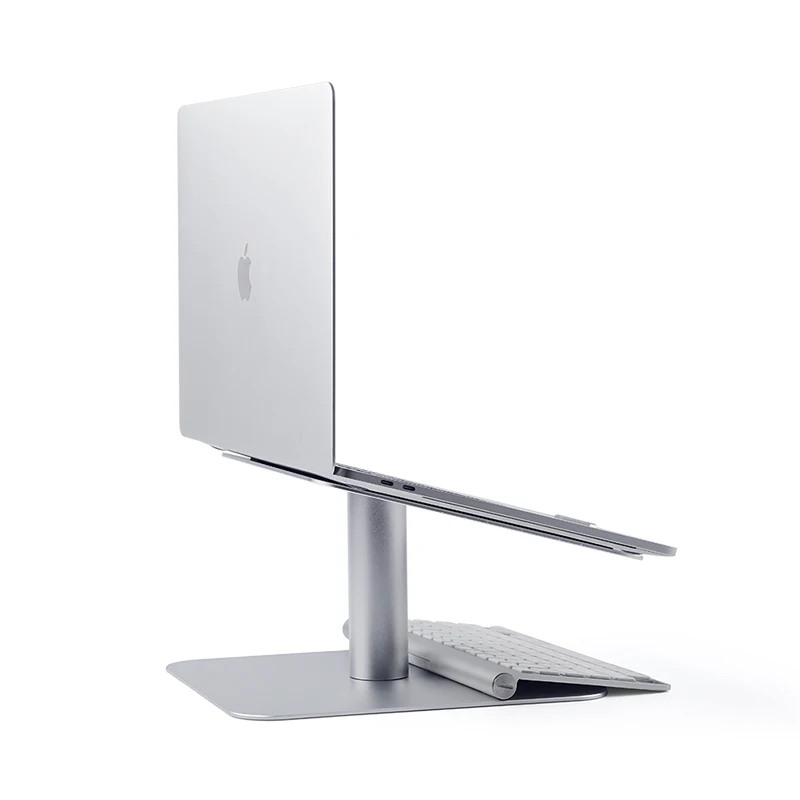 

BUBM 360 degree Rotating Cooling Adjustable Laptop Stand, Silver