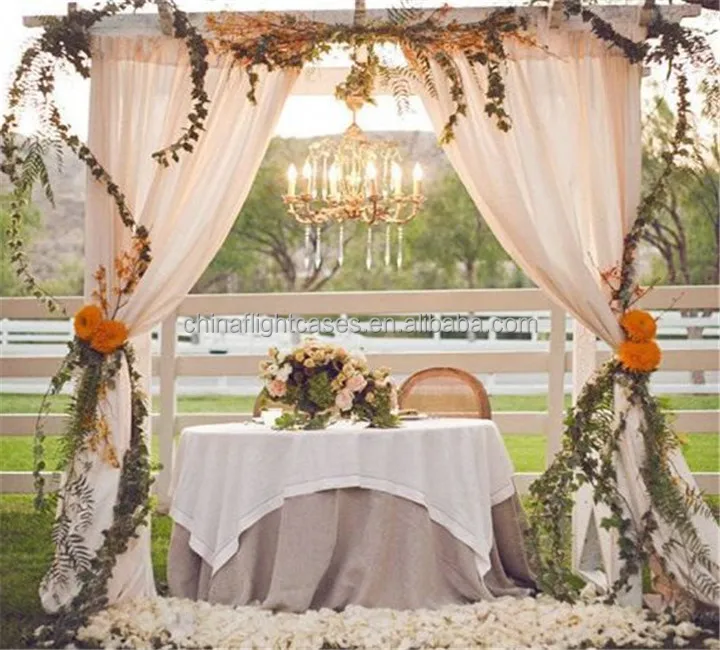 Rk Outdoor Romantic Wedding Tent With Chiffon Draping Buy