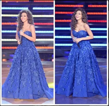 royal blue ball gown