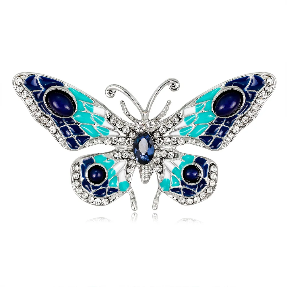 

Crystal avenue wholesale jewelry butterfly cubic zirconia brooch