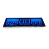 0.2inch small flexible lcd screen 46 pin 11 digits 7 segment lcd display with led backlight