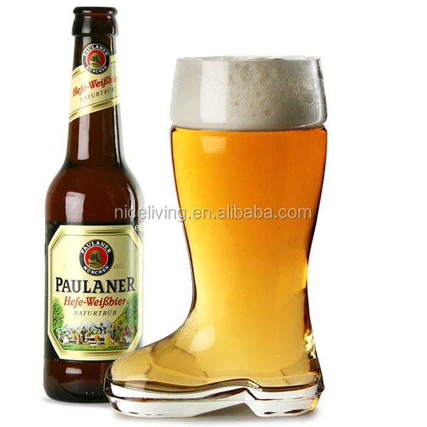 Comfortable Glass Beer Boot 1 Pint