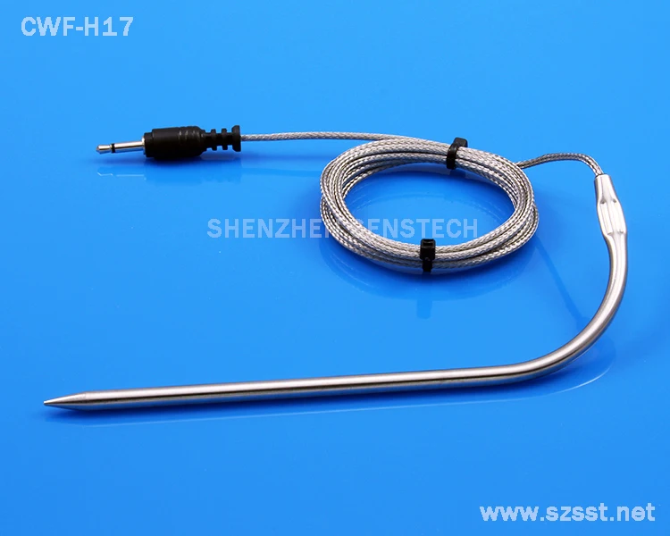 Rectal Stainless Steel Kitchen Temperature Probe With Aluminum Grip