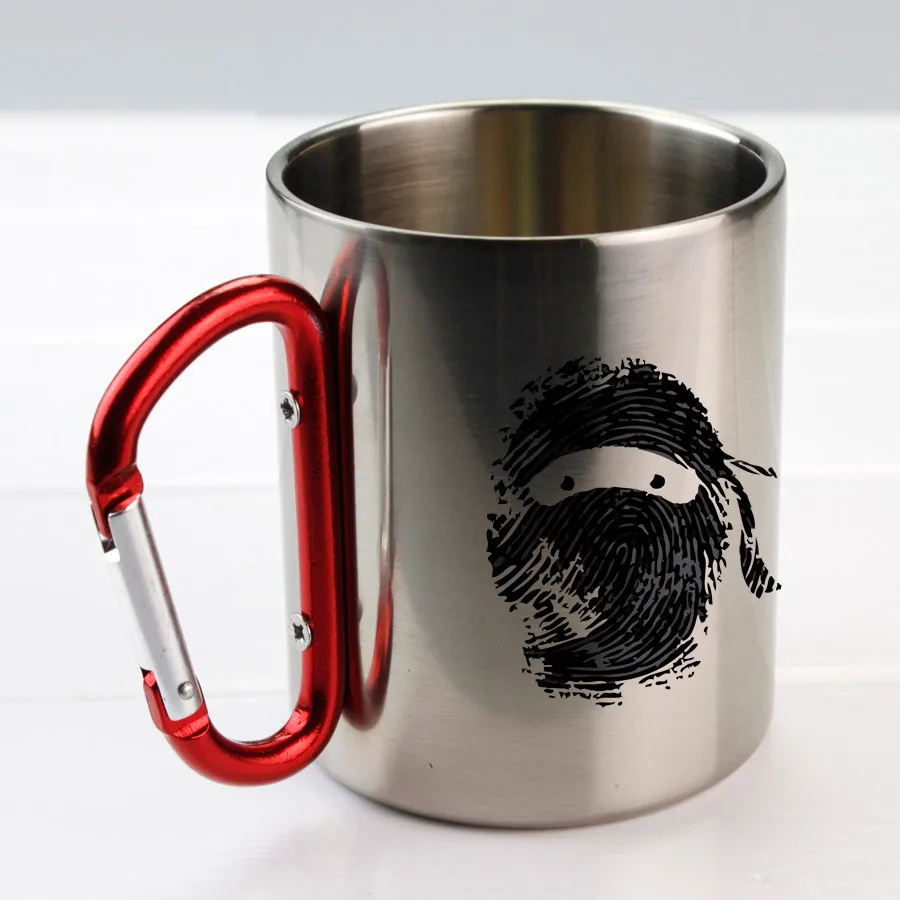 Topjlh Wholesale 300ml 11oz Sublimation Stainless Steel Camp Mug With