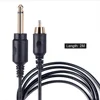Solong High Quality RCA Plug Adaptor Tattoo Machine Power Supply RCA Silicone Tattoo Clip Cord