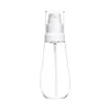 Small Quantity 80ml Double Wall Travel use Transparent PETG Atomizer Perfume Spray Bottle in Stock