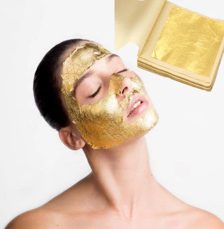 

gold face mask  gold facial mask 24k gold leaf for beauty spa and cosmetic