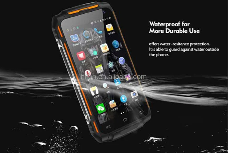 5.5 inch MTK6737 Android 6.0 rugged phone 2+16 waterproof smartphone 4G LTE Mobile phone with 5000mAh battery