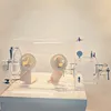 240*240*240mm Oxygen And Dust 0~-0.1mpa(2.5 Level Vacuum Meter) Lab Test With Purification System Laboraty Acrylic Glove Box