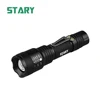 5 modes 18650 battery aluminum led tactical flashlight 10000 lumens power highlight micro mini pocket torch with clip