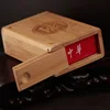 Bamboo sliding lid cigarette packaging custom logo cheap small wooden box
