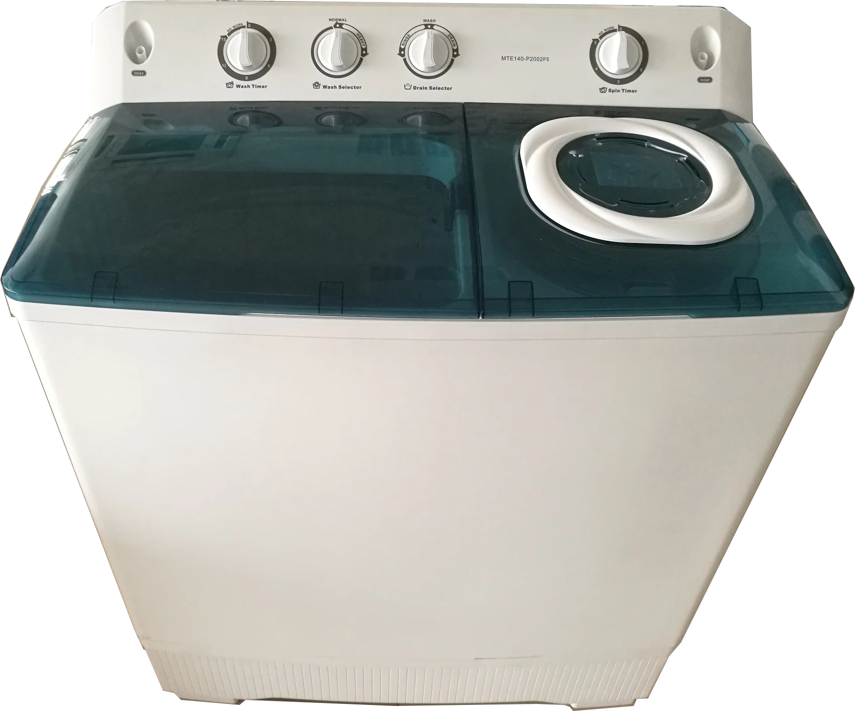 540w 13kg Plastic And Stainless Steel Twintub Electric Semiautomatic