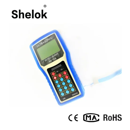 Portable ultrasonic fuel water level sensor meter