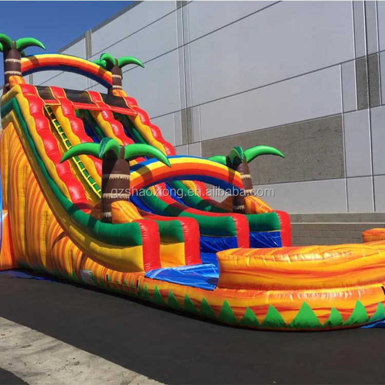 2018 Giant Inflatable Water Slide Inflatable Wet Slide For Kid and Adult For Sale
