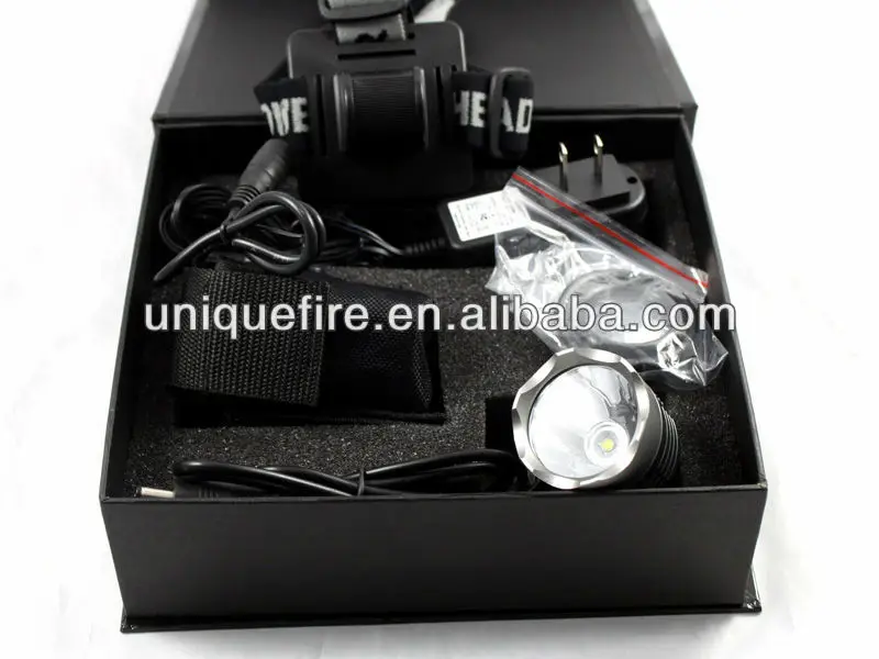 UniqueFire Wholesale UF-HD001 XML T6 Cree Headlight bike Flashlight 1200 lumen with SMO reflector