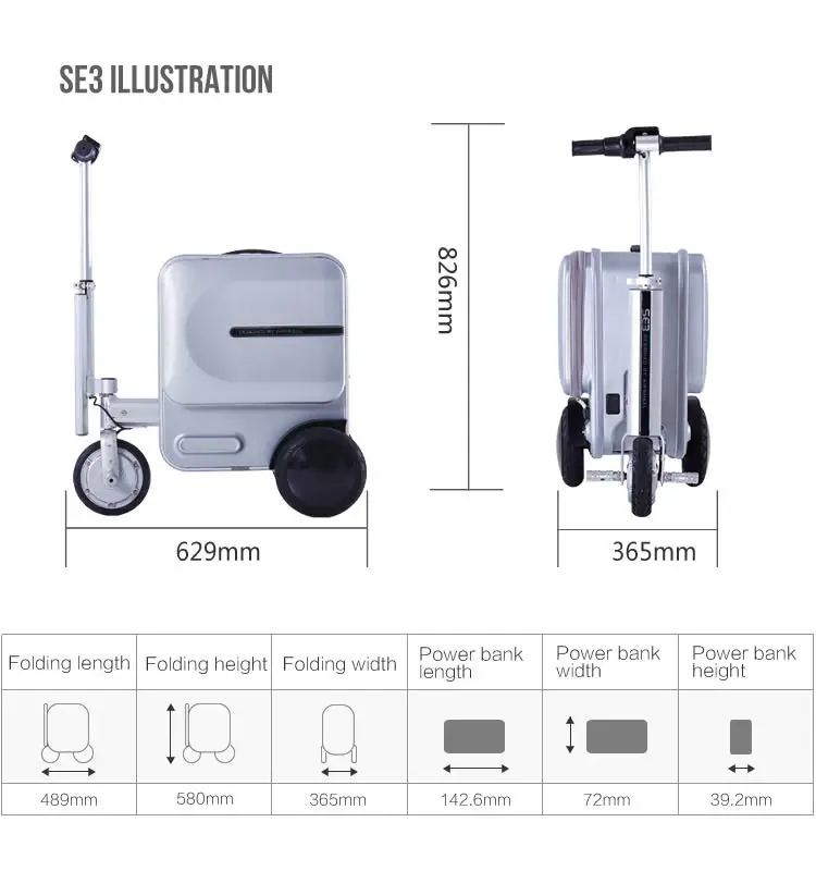 motorized luggage scooter