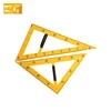 Triangle ruler set drafting handle imitative wood custom plastic ruler